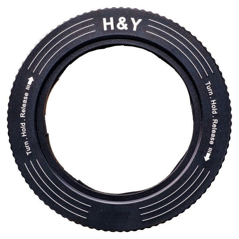 【クロネコゆうパケット配送 送料無料】H&Yフィルター　REVORING 67-82mm 可変式ステップアップリング RS82　 (取り付けフィルターは82mmを装着）
