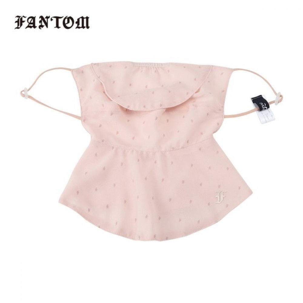[Phantom] 女性用シンボル柄3段シフォンマスク