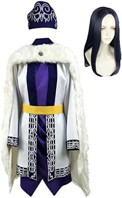 新作入荷コスチュームコスプレ衣装 コスチューム アシリパ風衣装+ウィッグ 仮装 変装 文化祭 イベント マント帽子付きコスプレ