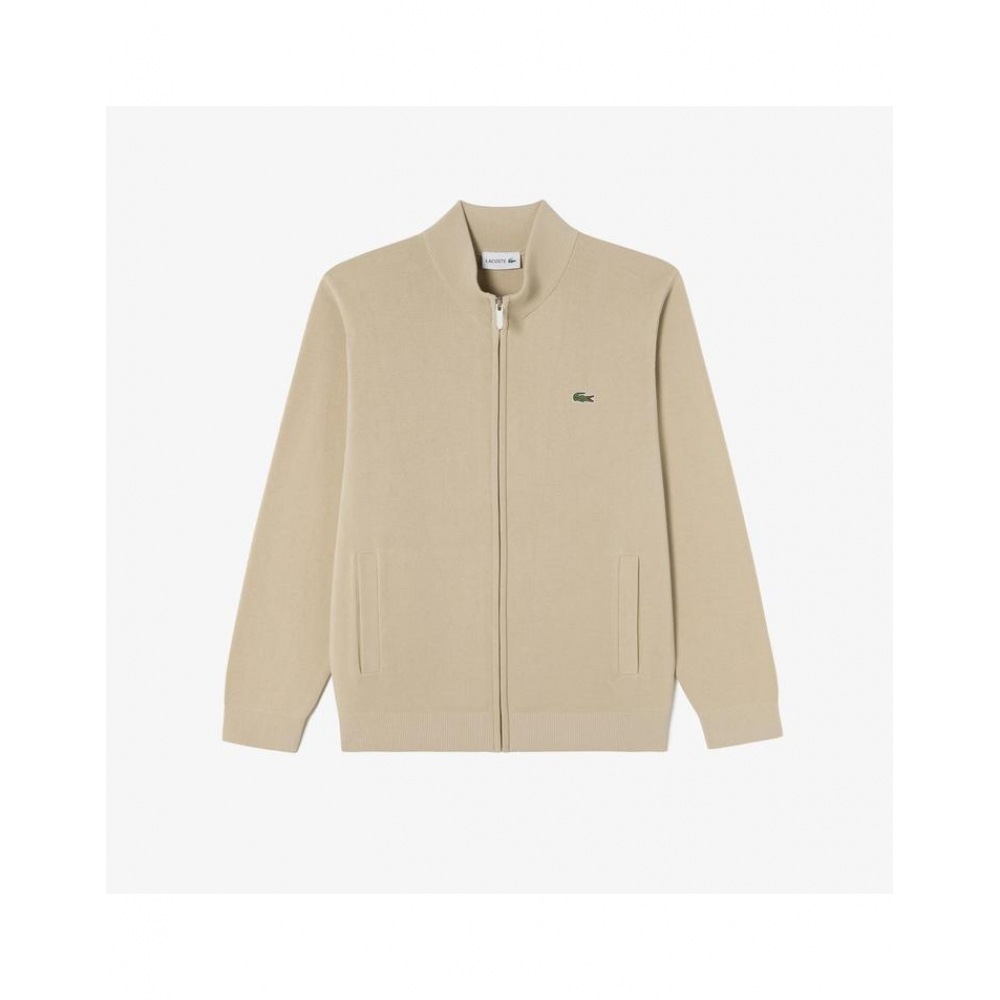 ラコステメンズベーシックフルジップアップカーディガン AH303E-55G 02S