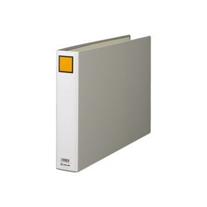 (業務用5セット) キングジム パイプ式ファイル/キングファイルG (A3/ヨコ型) とじ厚50mm 片開き 1005EN グレー(灰)