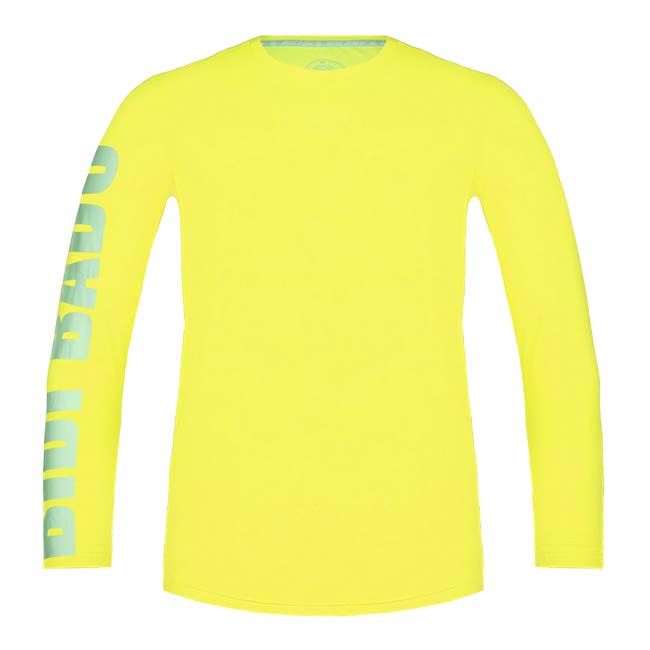 海外サイズ BIDI BADU(ビディバドゥ) メンズ WORKOUT ATHLETICSベントリス ムーブ 長袖Tシャツ M3330001-NYW ネオンイエロー(24y6mトレーニング)