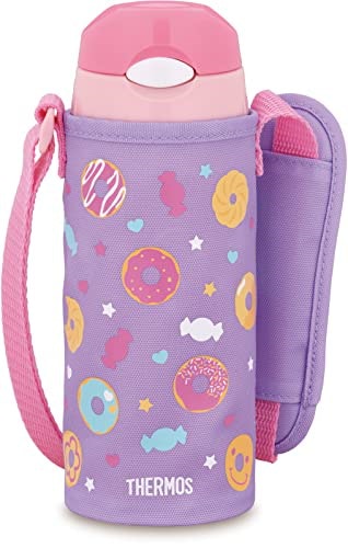 他サイト： サーモス 水筒 真空断熱ストローボトル 400ml パープルピンク 子供用 通園通学 保冷専用 FHL-403F PL-Pの商品画像