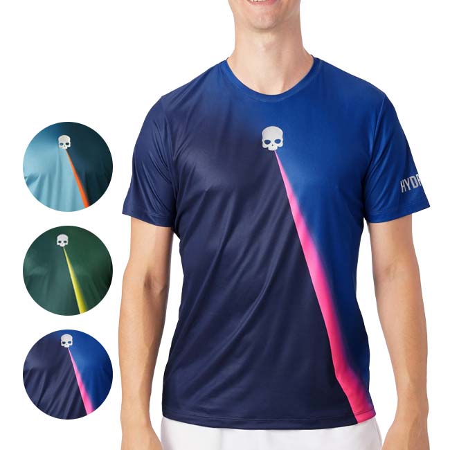 海外サイズ HYDROGEN(ハイドロゲン) 2023 FW メンズ シェード TECH 半袖Tシャツ T00830(23y11mテニス)