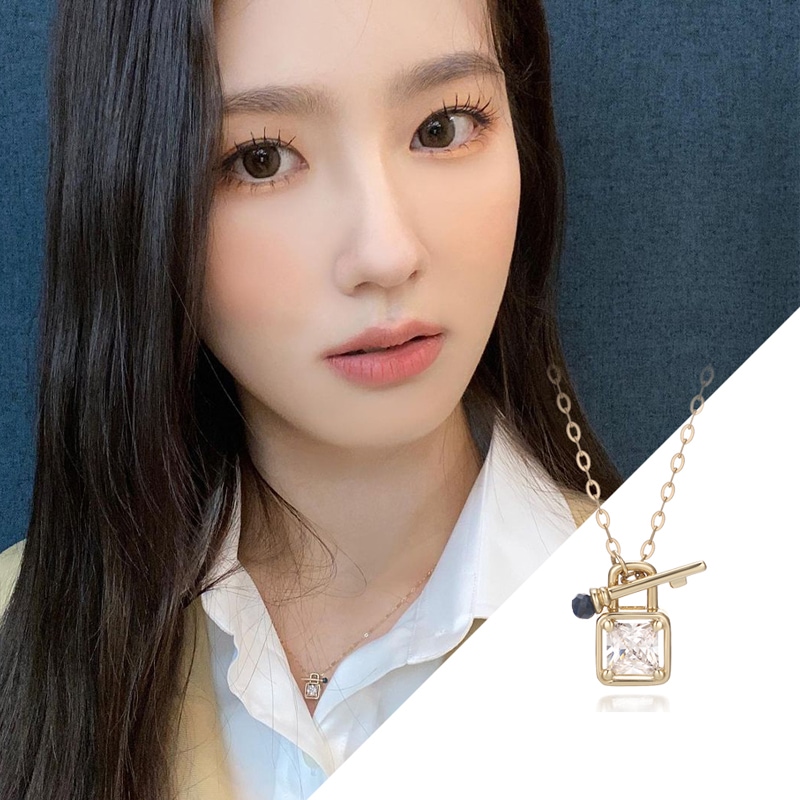 [女の子たちをミヨン着用] 14k プリッシュネックレス / 韓国ストリートファッション/SNSで人気/韓国の人気ブランド