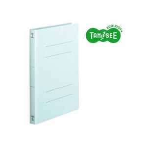 （まとめ）TANOSEE フラットファイル バインダー 2穴 厚とじWA4タテ 250枚収容 青 10冊入10パック