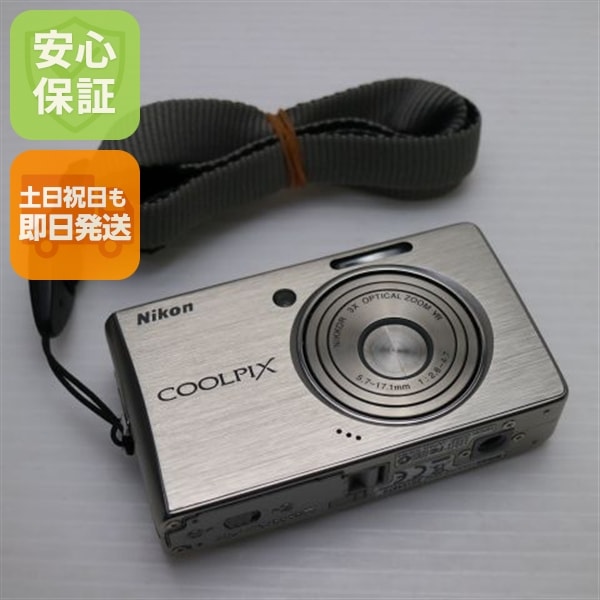 超美品 COOLPIX S500 シルバー Nikon デジカメ 61