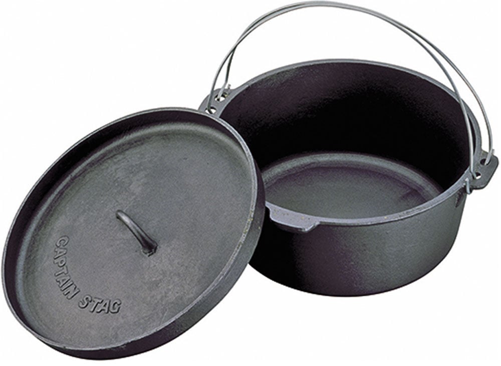 CAPTAIN STAG キャプテンスタッグ ダッチオーブン 25cm UG-3046 アウトドア UG3046