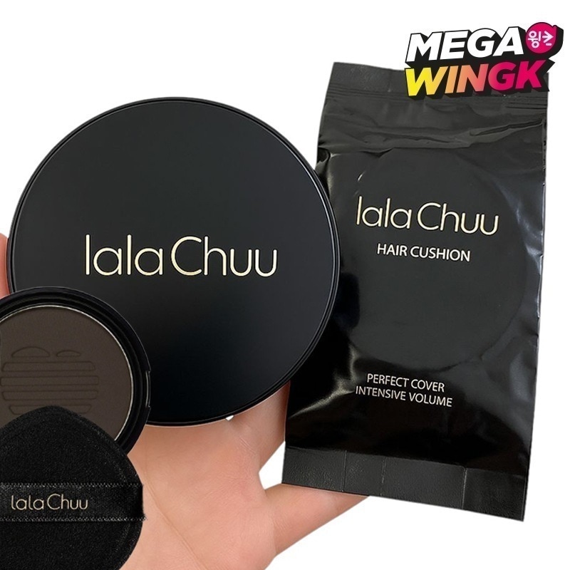 ヘアクッション 本品15g+リフィル15g / ヘアラインカバーで小顔完成 / 脳天カバー / 若白髪カバー / 自然な仕上がり / 簡単使用 / 長時間キープ