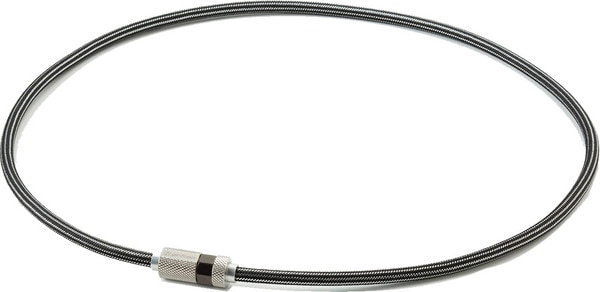 ファイテン PHITEN RAKUWA磁気ネック ローレット シルバー／ブラック 50cm ボディーケア TG898053