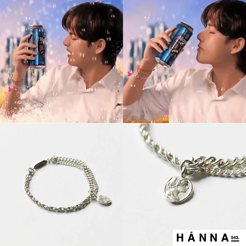 [正規品][BTS V 着用]特典付き/【正規品】B383S Silver bracelet
