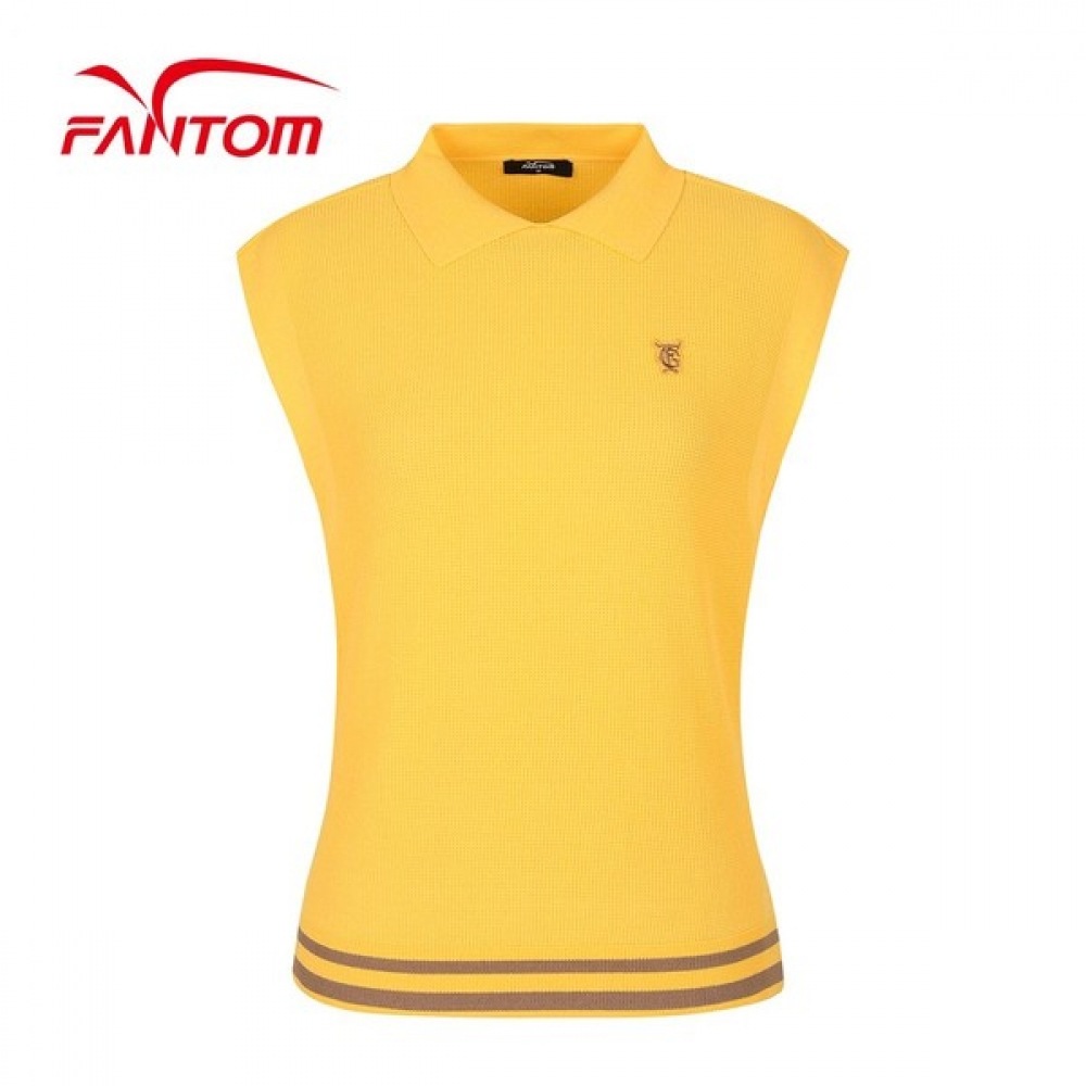 (Phantom) 女性用裾スリットポイントニットベスト