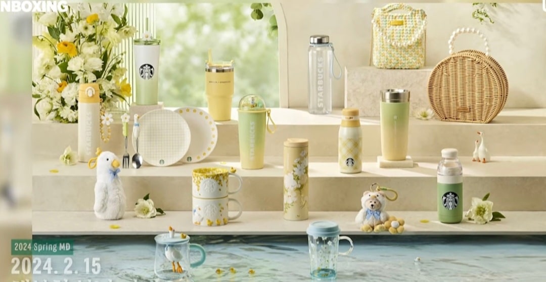 「韓国限定」２月１５日発売 ！2024スターバックスコリアスプリングアヒルMDタンブラーorカップorバッグ