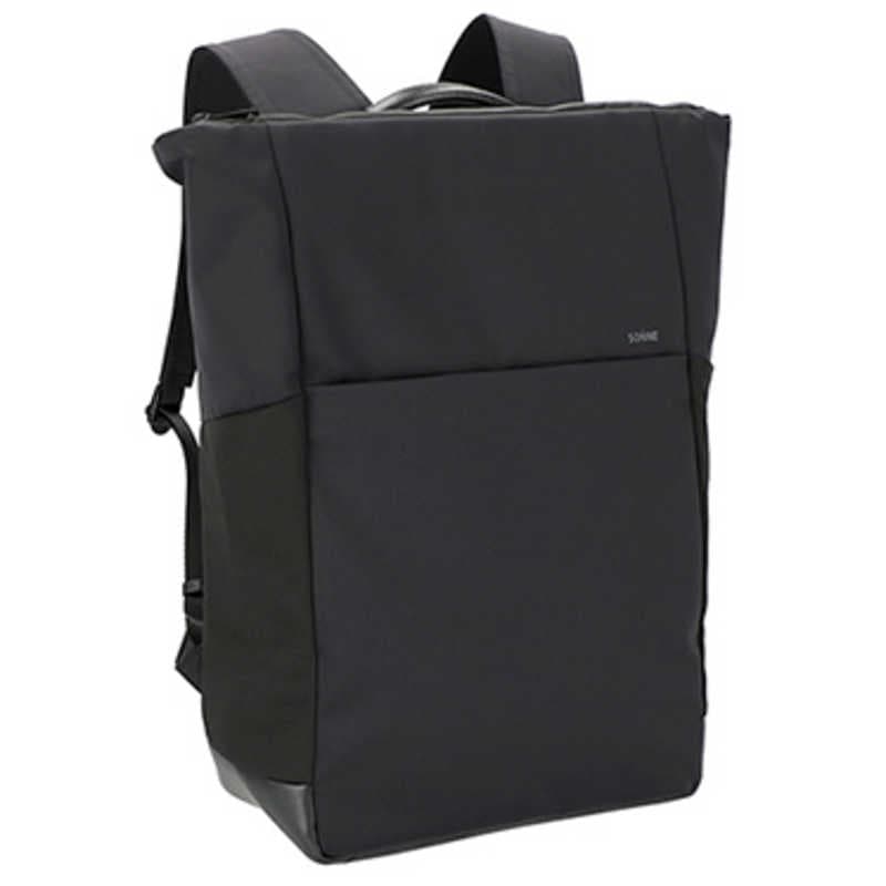 ゾンネ　SONNE BLK ［ 撥水加工 止水ファスナー 14インチノートPC 収納可 通勤 通学 ビジネスバッグ バックパック］ SONNE ブラック　SO-SOSL003