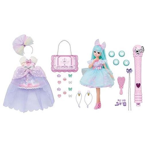 タカラトミー リカちゃん キラっとカラチェン ジェラートリカちゃん デラックス 着せ替え おままごと おもちゃ 3歳以上