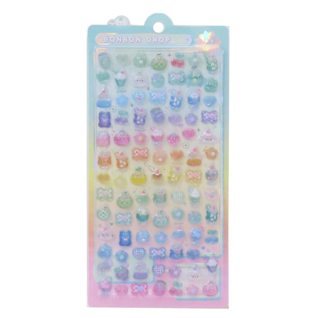 Qoo10] シールシート ボンボンドロップシール ミ : 文具