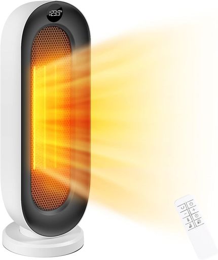 セラミックヒーター 電気ファンヒーター 自動首振り 3段階温度調節 ECO知能恒温 タイマー機能 1200W 暖房器具 ヒーター 小型 足元ヒーター 温風 速暖 電気ヒーター 電気ストーブ メモリー機