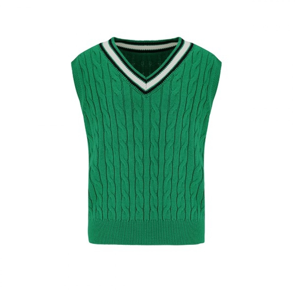 （フォレスト）ミックスカラーVネックベスト（OYAVKT3）