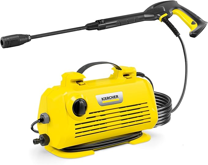 ケルヒャー(Karcher) 高圧洗浄機 K 2 Little 24年大掃除 エントリーモデル コンパクト収納 ハイパワーなノズル 付属品充実 軽量 小型 簡単接続 洗車 泥 花粉除去効果 黄砂 (5