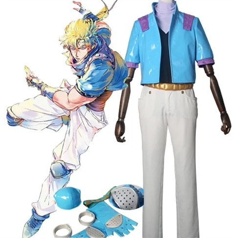 485ジョジョの奇妙な冒険 Caesar Anthonio Zeppeli シーザーアントニオツェペリ コスプレ衣装 コスチューム ハロウィン 変装 仮装