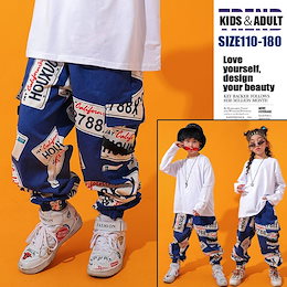 キッズ ダンス メンズ パンツ ダンス 衣装 ストリート系ファッション 卸 ビッグ 原宿系 レディース HIPHOP TOKYO9