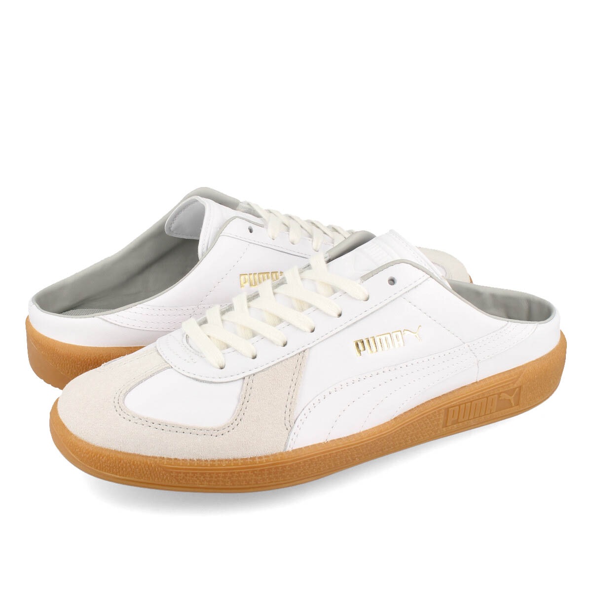 PUMA ARMY TRAINER MULE WHITE/GRAY VIOLET/GUM