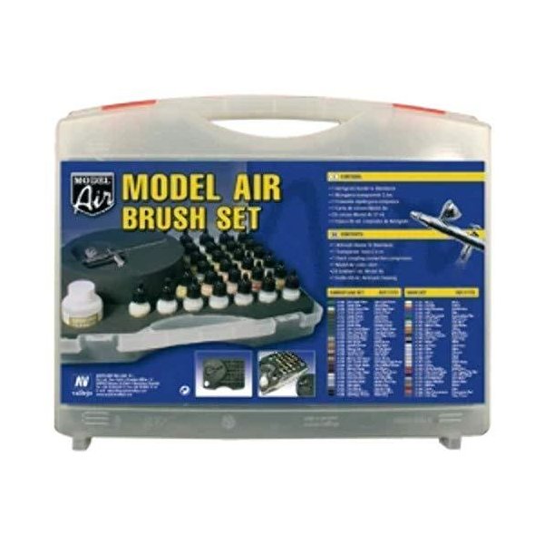 Vallejo Model Air Airbrush Set with Military Colours 並行輸入品