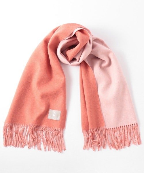 [最安値挑戦]ストール 子羊のウール リバーシブル大判ストール レディース