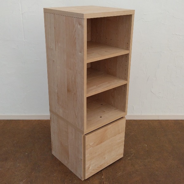 本棚 天然木調 ブックシェルフ