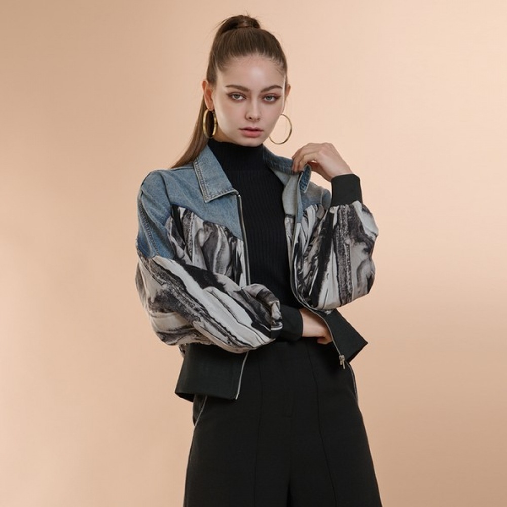 (UNIKE) セリカラージップアップジャケット