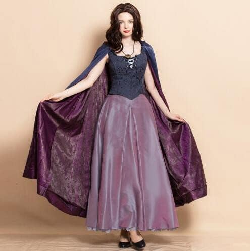 ヴァネッサ コスプレ衣装 アリエル 大人 人魚姫 ドレス マント付き ハロウィン クリスマス リトルマーメイド ヴァネッサ ヴィランズ アリエル 仮装 イベント 仮装 コスプレ衣装 服