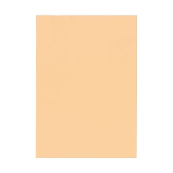 北越コーポレーション 紀州の色上質 A4 Y目 超厚口 びわ 1箱（800枚：100枚x8冊）