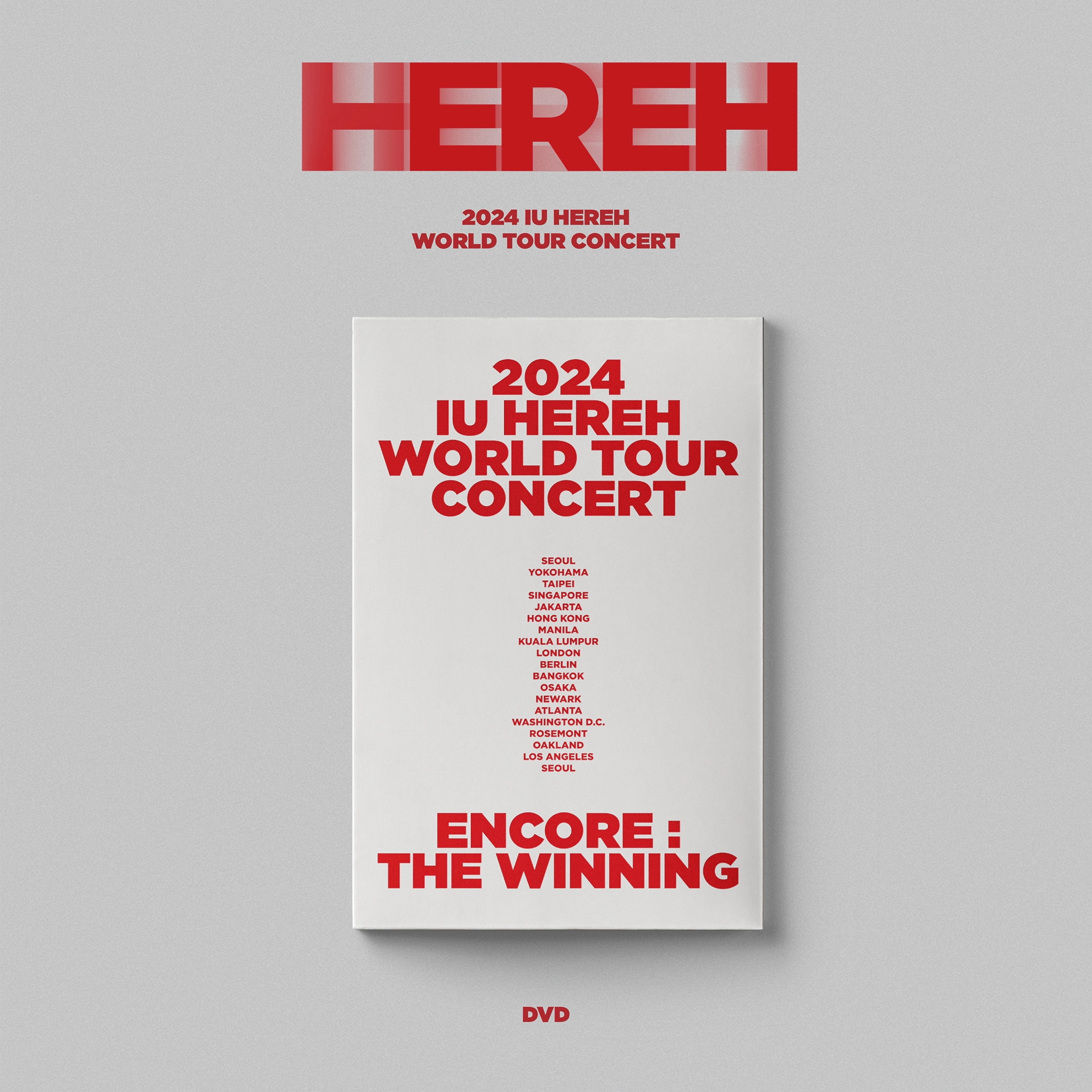 DVD 2024 IU [HEREH] WORLD TOUR CONCERT (リージョンコードALL / 日本語字幕あり)