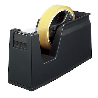 他サイト： コクヨ テープカッター カルカット 大巻き・小巻きテープ両用 黒 T-SM100NDの商品画像