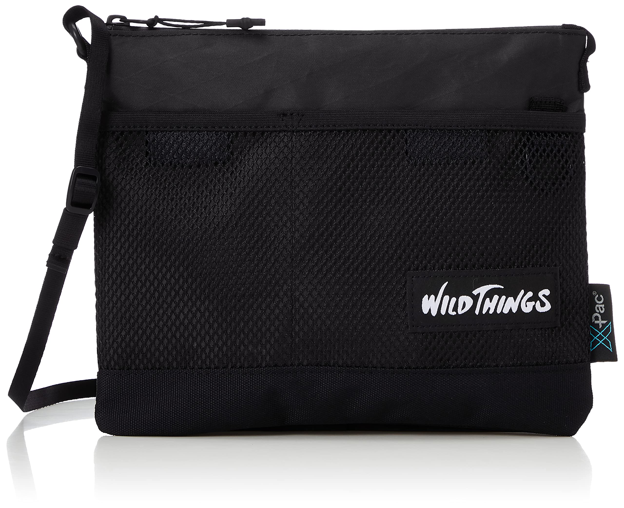 [ワイルドシングス] サコッシュ WT-380-1072 X-PAC 軽量 ショルダーバッグ 斜め掛け メンズ ブラック2