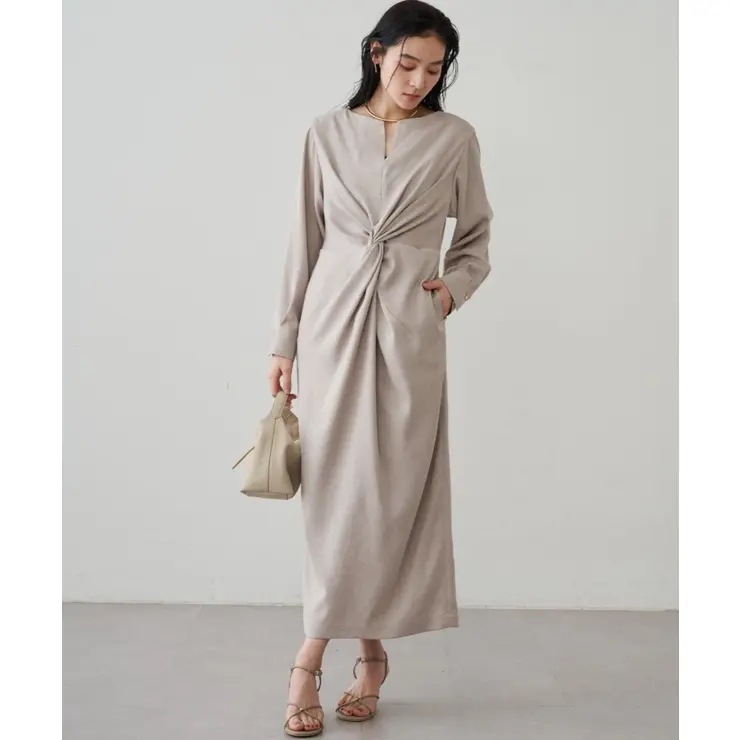 【Loungedress】ﾂｲｽﾄVﾈｯｸOP