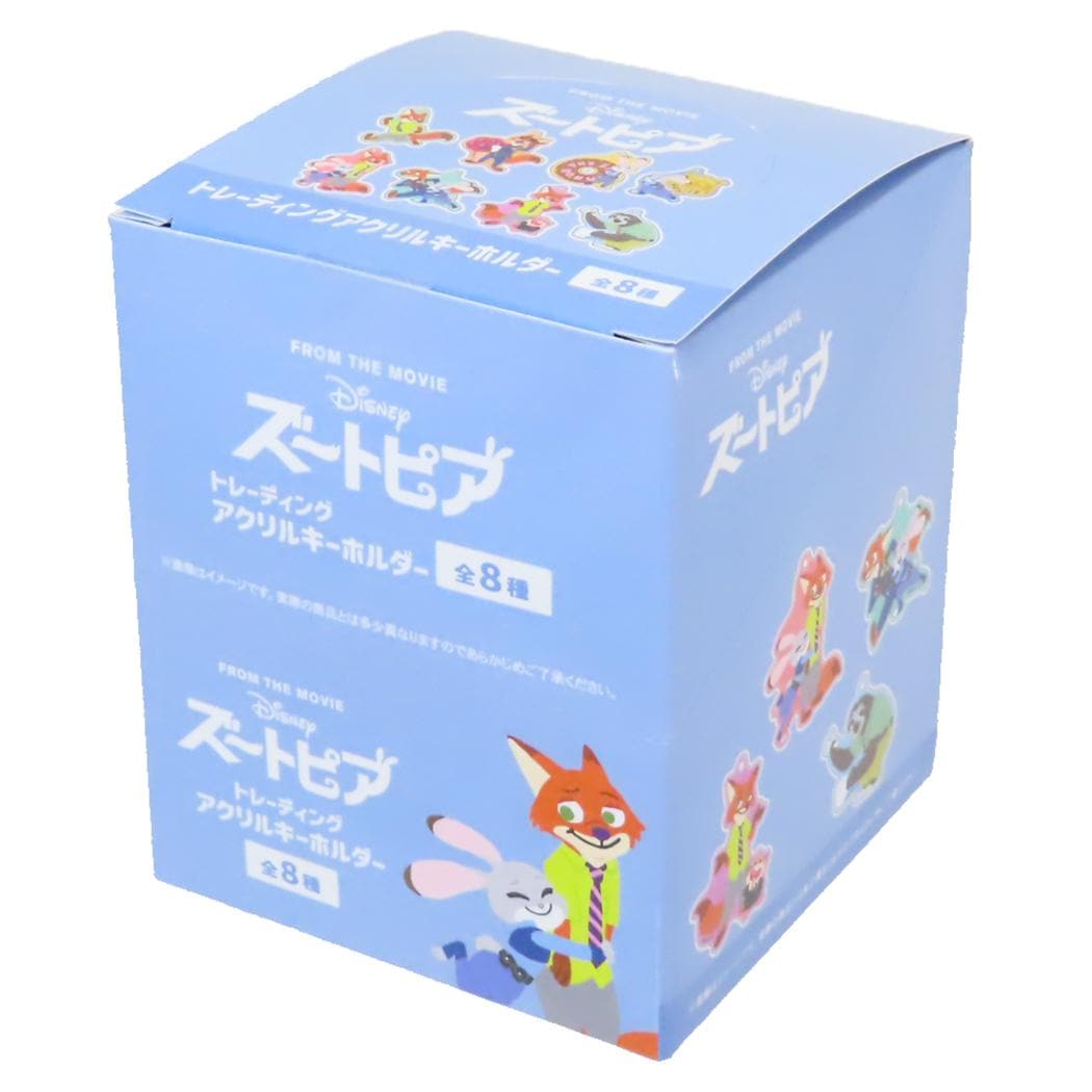 ズートピア キーリング トレーディングアクリルキーホルダー全8種 8個入セット ディズニー