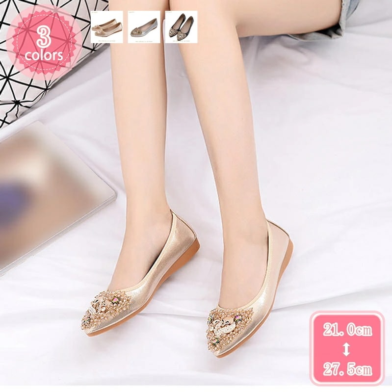 1000円OFFクーポン 走れるパンプス 2.5cmヒール とんがりトゥ パンプス レディース カジュアルシューズ 柔らかい 快適 甲浅 お洒落 オールシーズン 走れるパンプス ぺたんこ ポインテッド