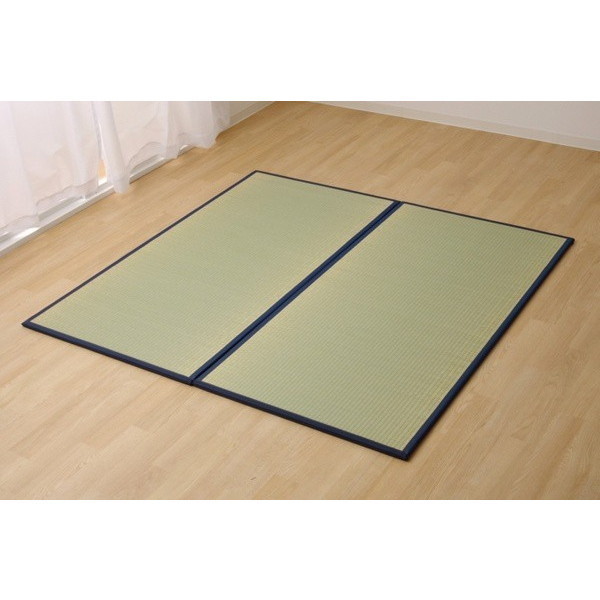 8321520 あぐら １畳 2枚組 ネイビー 82164cm【沖縄北海道離島配送不可】 メーカー直送