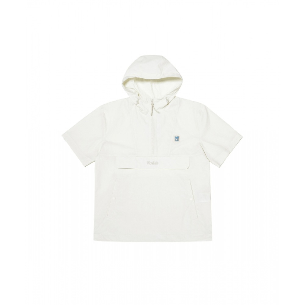 コダッククロマブリーズ半袖パーカーアノラックアイボリー