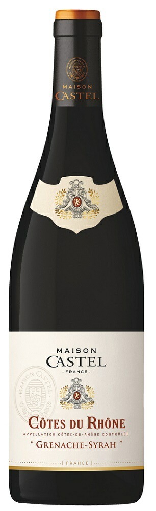 【送料無料】メゾン カステル コート デュ ローヌ 2018 750ml12本［赤/ムディアムボディ/フランス］【北海道東北四国九州沖縄県は必ず送料がかかります】b
