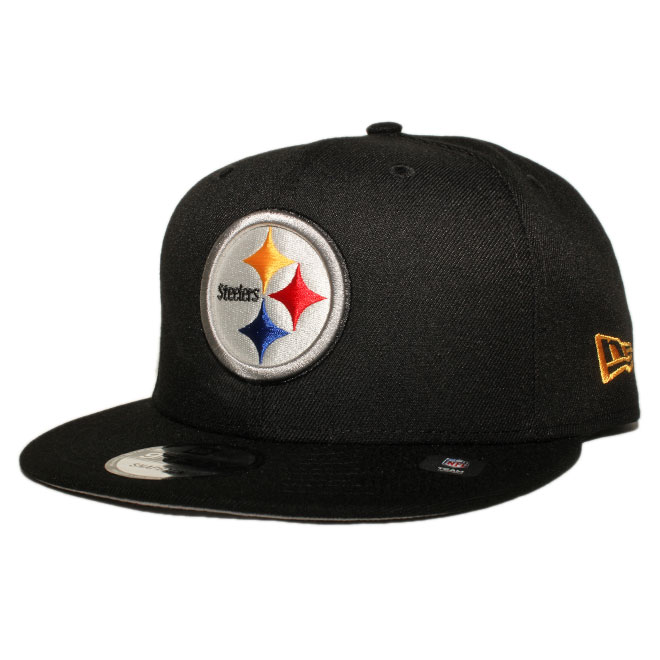 スナップバックキャップ 帽子 9fifty メンズ レディース NFL ピッツバーグ スティーラーズ フリーサイズ