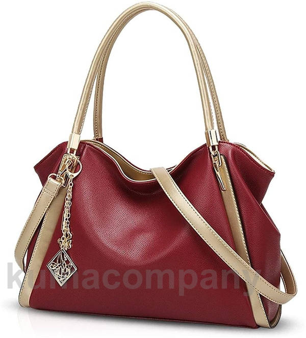 ニューレディースハンドバッグハンドバッグショルダーバッグハンドバッグショルダーデュアルユースレディースヨーロッパとアメリカのファッションカジュアルベルトアクセサリーソフト大容量PU km