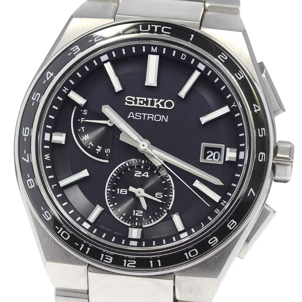 セイコー SEIKO SBXY039/8B63-0BB0 アストロン ネクスター ワールドタイム ソーラー電波 メンズ 極美品 内箱付き_862294【中古】 133,600円