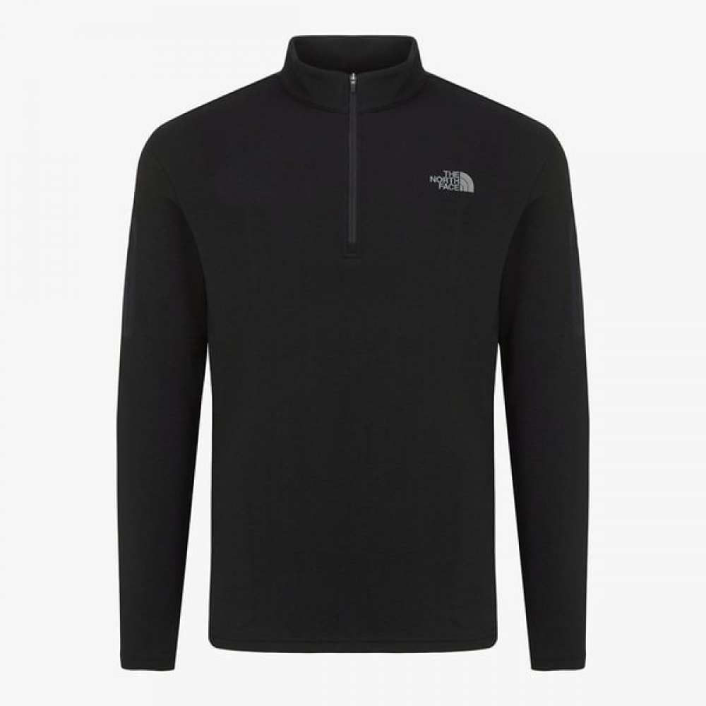 [ノースフェイス公式] NT7LR50A バソディーノロングスリーブジップTシャツ_ブラック