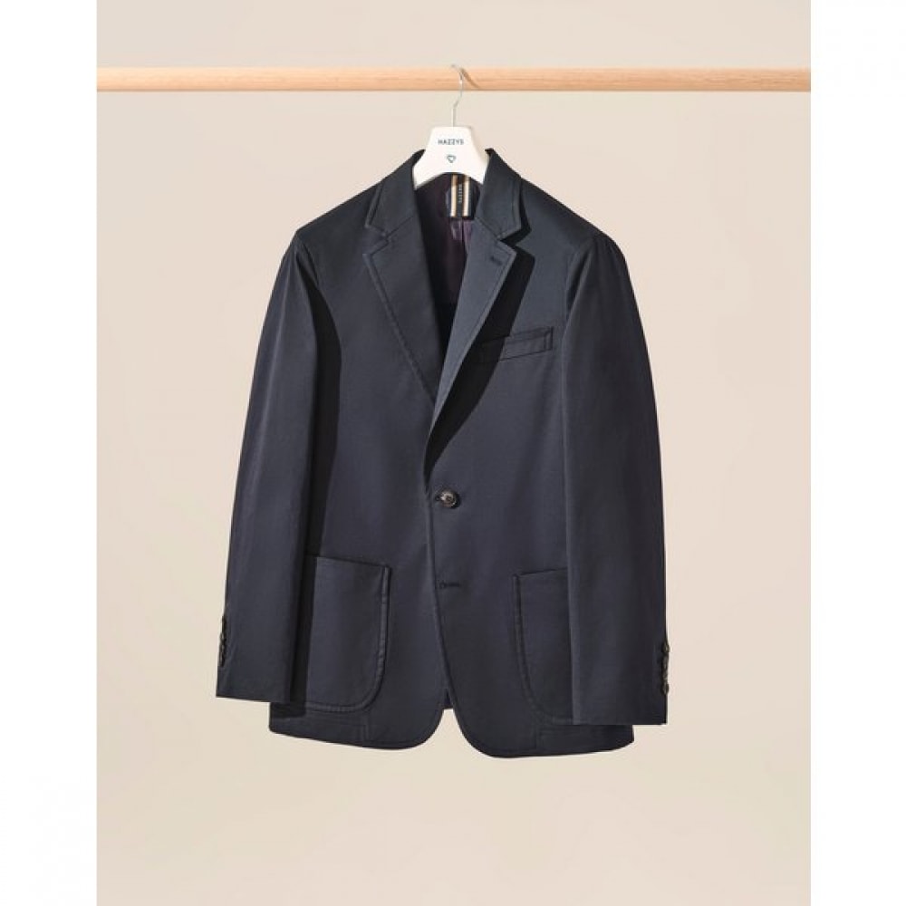 [24SS] [クラシック] [ラルスミアーニ] ネイビーチノセットアップジャケット HZJA4A371N2