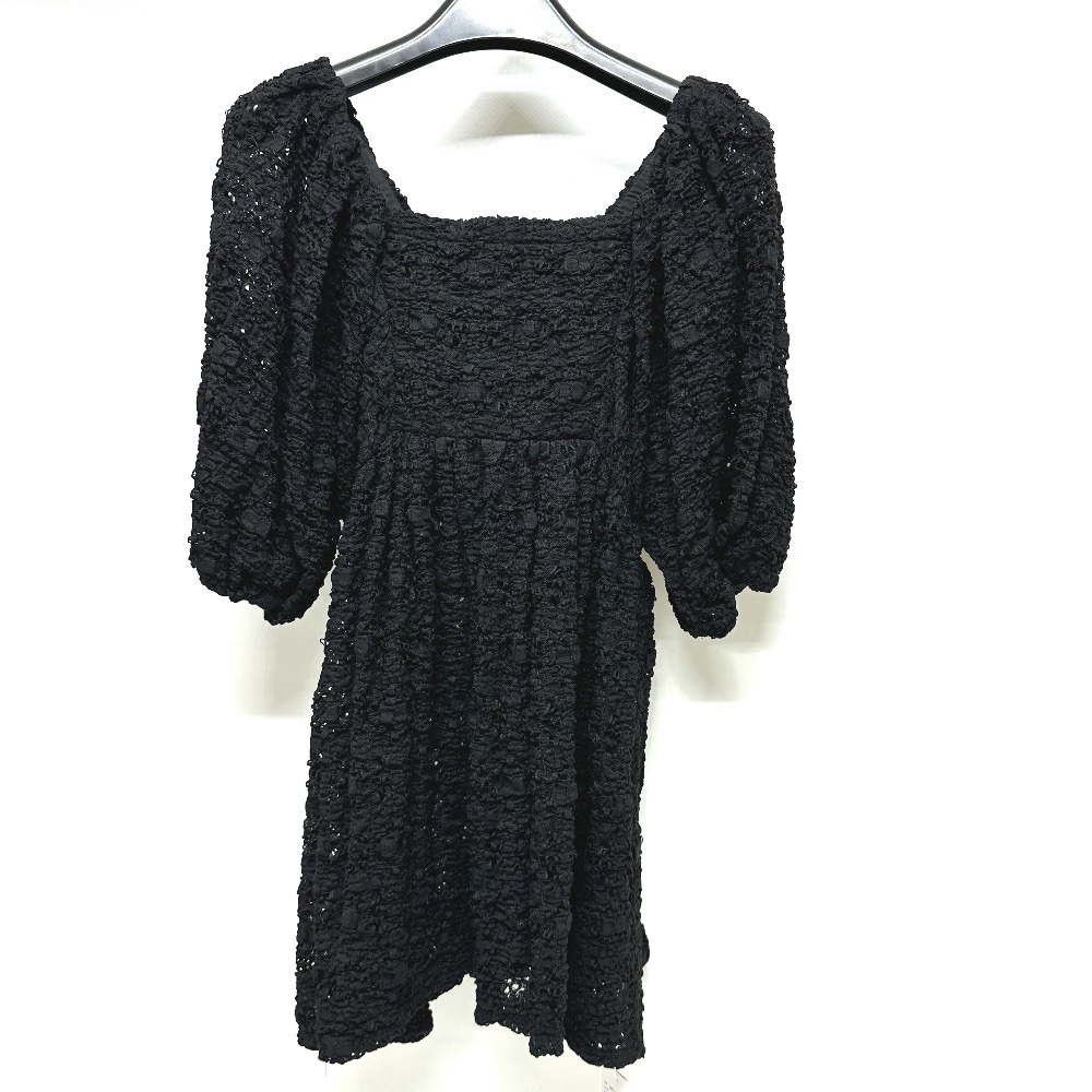 JILLSTUART ジルスチュアート セットアップ 092-3260008 シュリンクジャージー レース アパレル トップス＆スカート コットン ブラック 7,095円