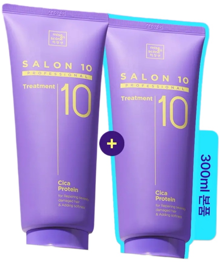 サロン10 プロフェッショナル シカ プロテイントリートメント 300ML*2入
