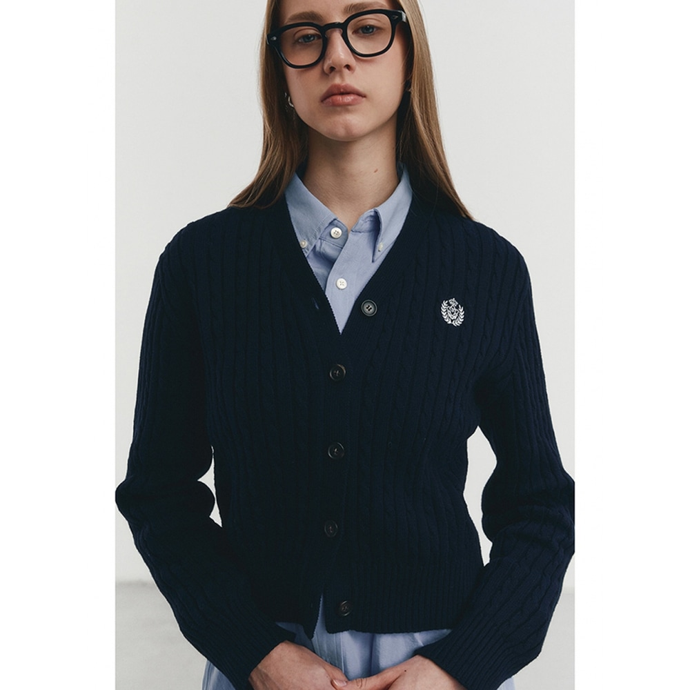 Dunst 女性用クレストロゴケーブルカーディアンフレンチネイビー UDSW4A204N2