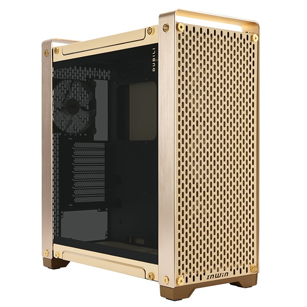 IW-CS-DUBILIASB-GLD (DUBILI Champagne Gold Assembled Case Ver.) シャンパン・ゴールド DUBILI PCケース